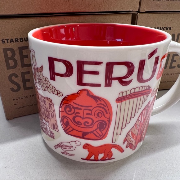 4 x Starbucks 'Been There Series' Mugs LIMA AREQUIPA CUSCO PERU. With tags. - Picture 12 of 14